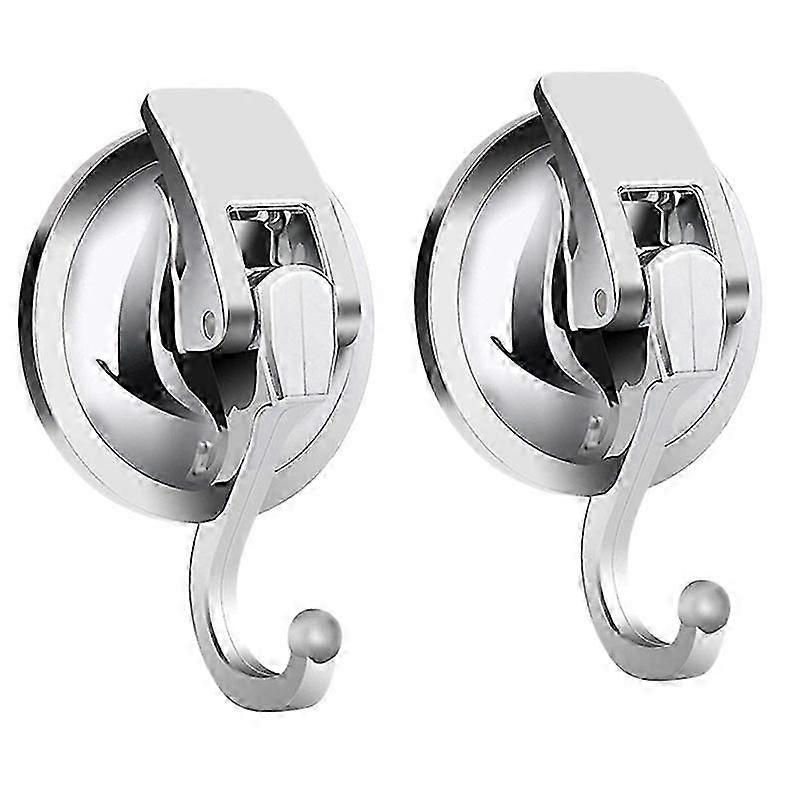 Bathroom hooks for wall mounting - vacuum suction 2 pack