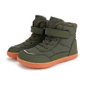 Girls' Plush-Lined Ankle Snow Boots, Anti-Slip Warm Faux Fur for Toddlers Learning to Walk