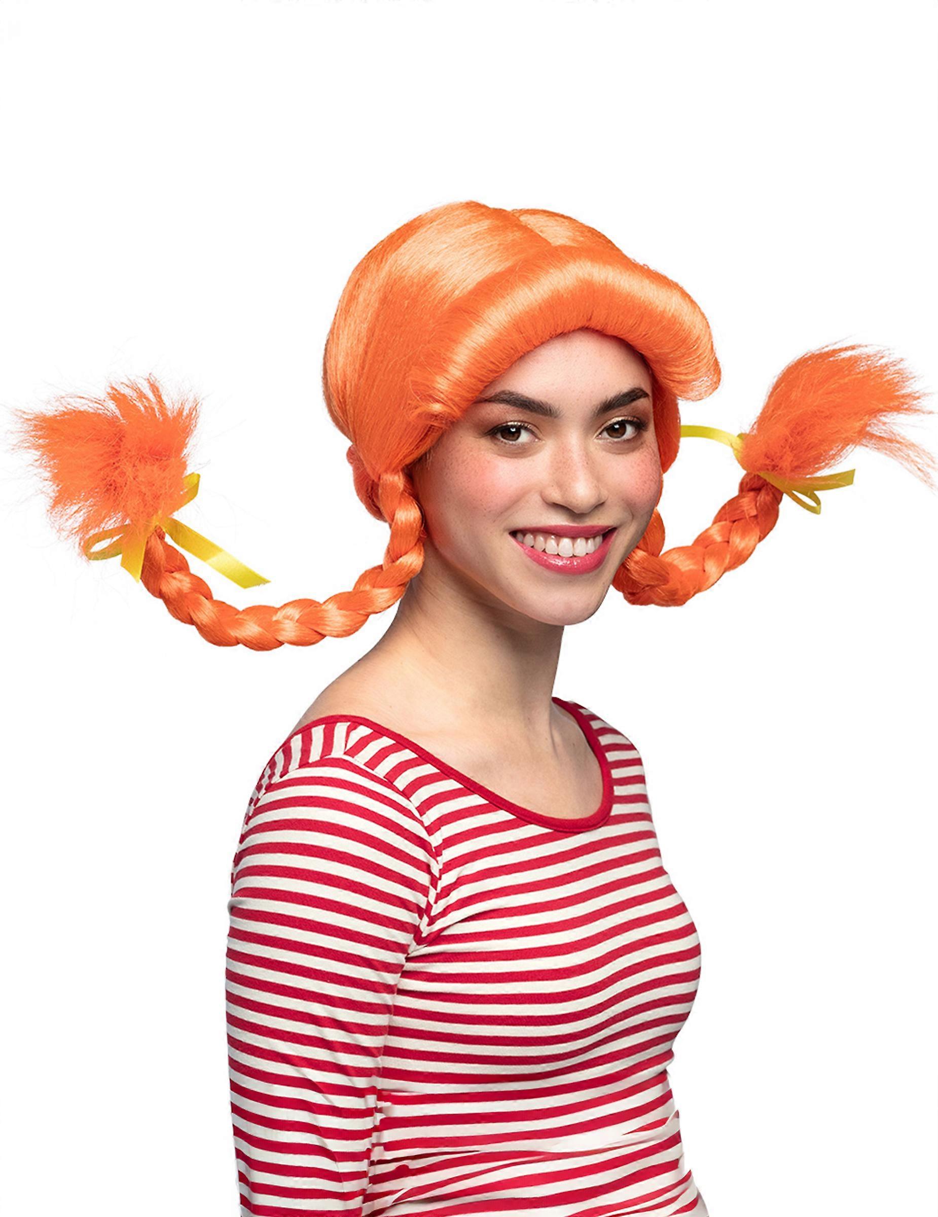 Orange wig for women
