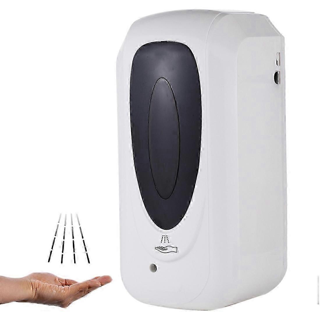 F1303 1000ML White Touchless Automatic Infrared Sensor Spray Sterilization Liquid Dispenser