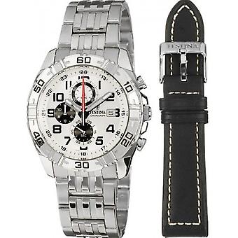 Feast Quartz Analog Man Watch with Stainless Steel Bracelet F16493/1