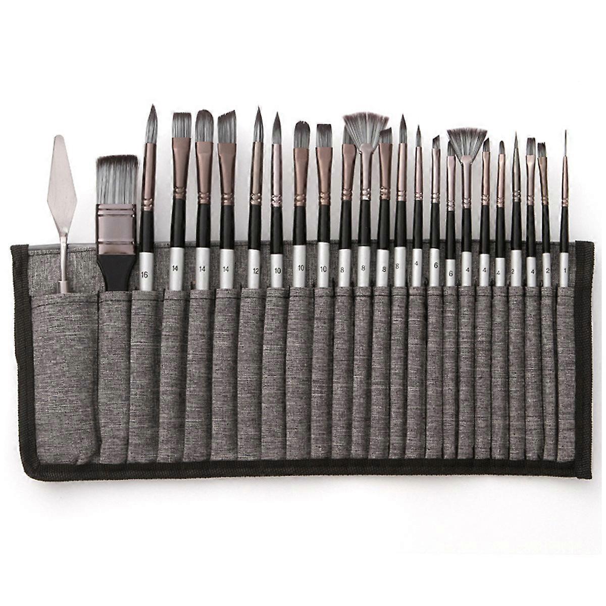 Synthetic Fine-point Soft Flexible Paint Brushes Set
