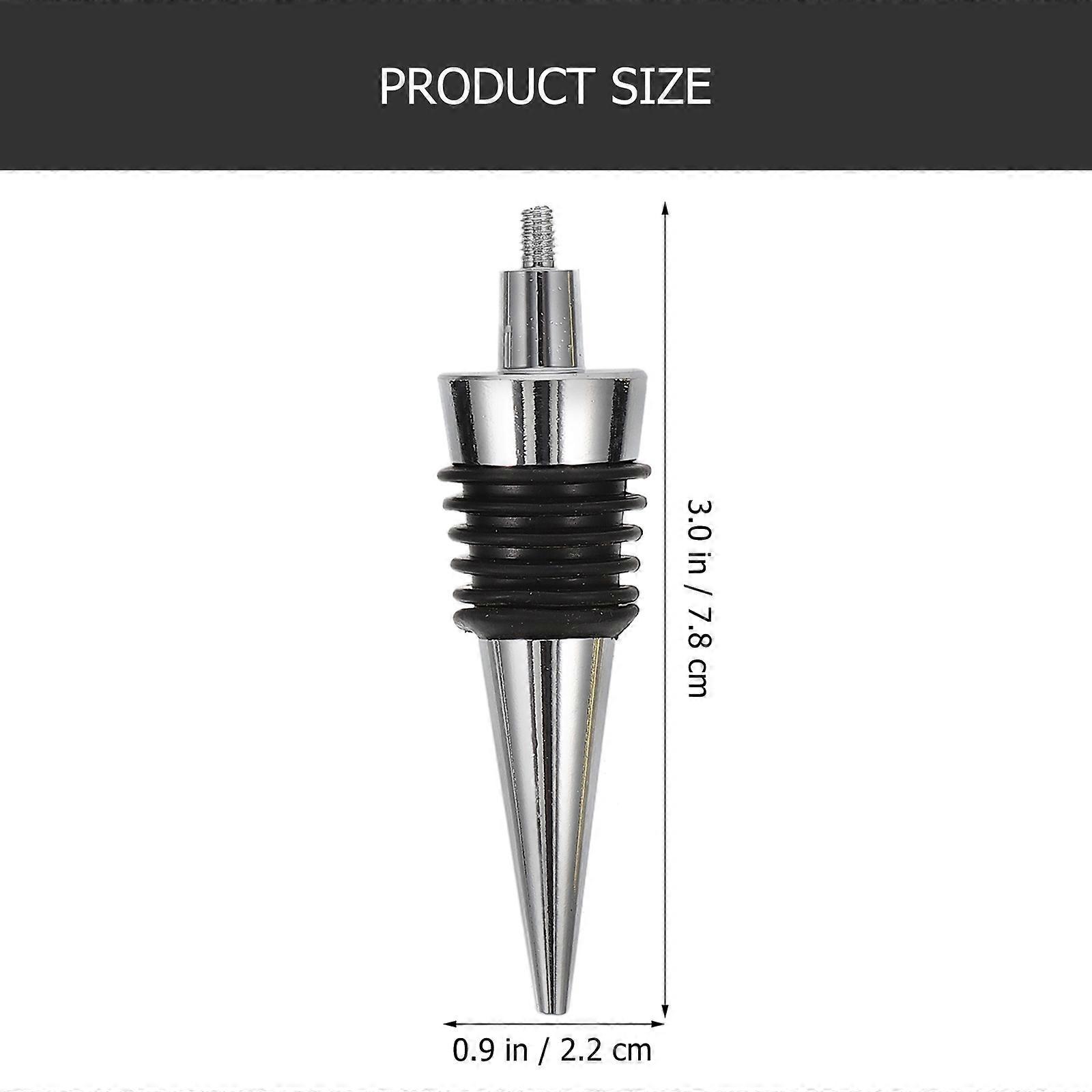 Reusable Bottle Stopper Threaded Cap for Use 4Pcs Set