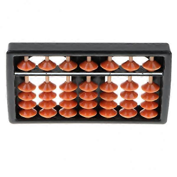 2-10pack 7 Rods Brown Beads Arithmetic Abacus Count Number