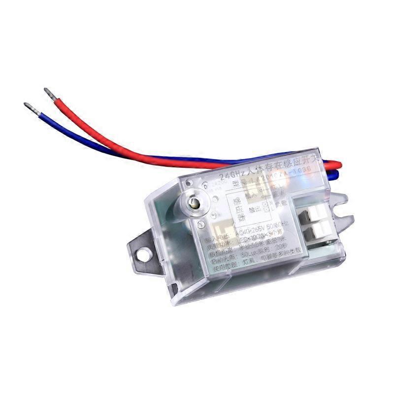 110V-220v Human Presence Sensor 24G Microwave Radar Controller Detection Micro-motion Breathing  Motion Sensor Switch