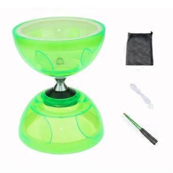 Spin Diabolo Set Diabolo Yoyo with 2 Diabolo Sticks String and Net Bag Triple Bearing Diabolo Portable Diabolo for Kids Elderly