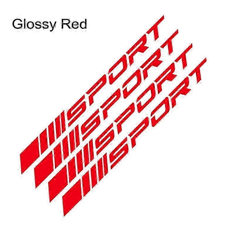 4pcs Vinyl Rim Decals Set