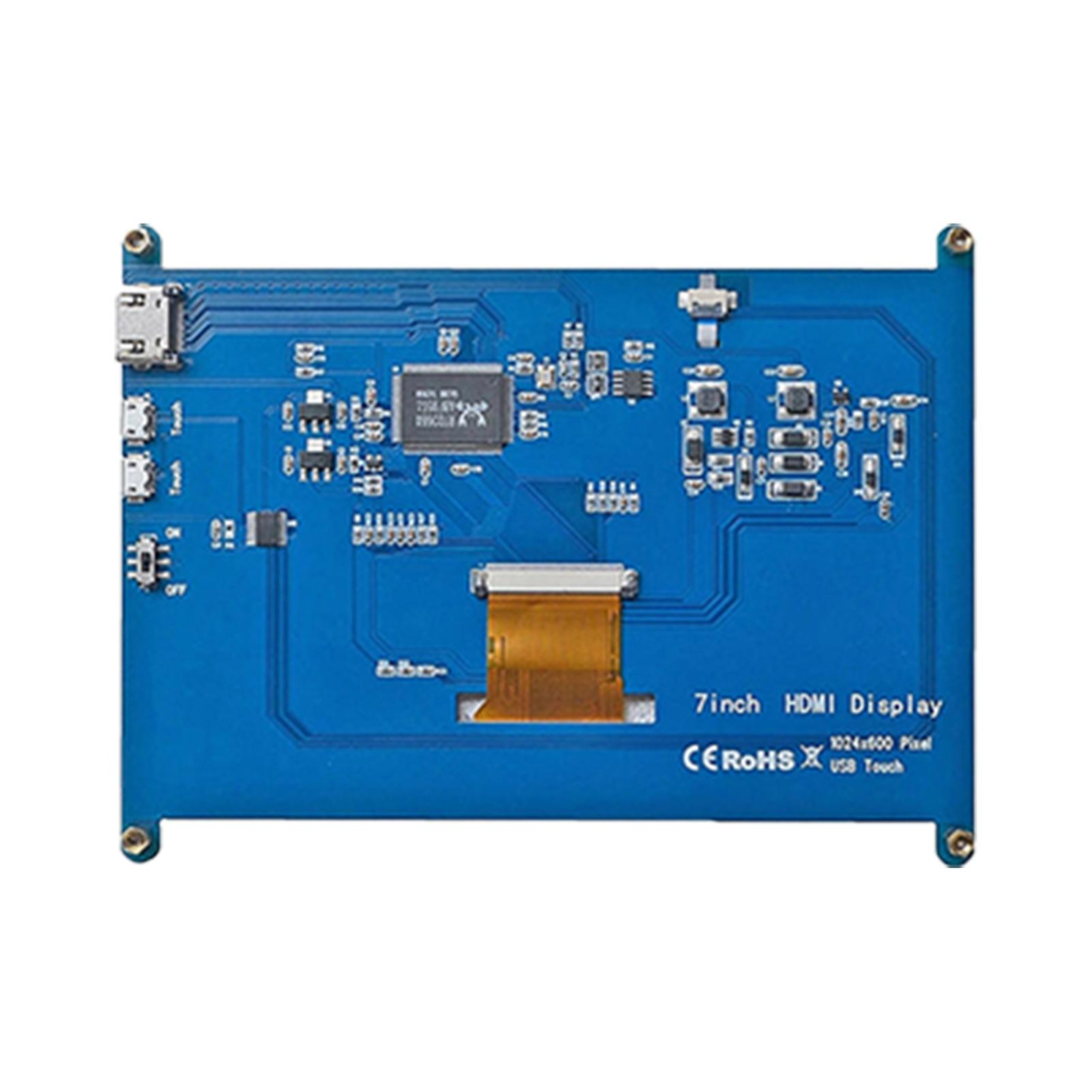 7 Inch Touch Screen 1024x600 Resolution Lcd Display Hdmi Tft Monitors Compatible For Raspberry Pi