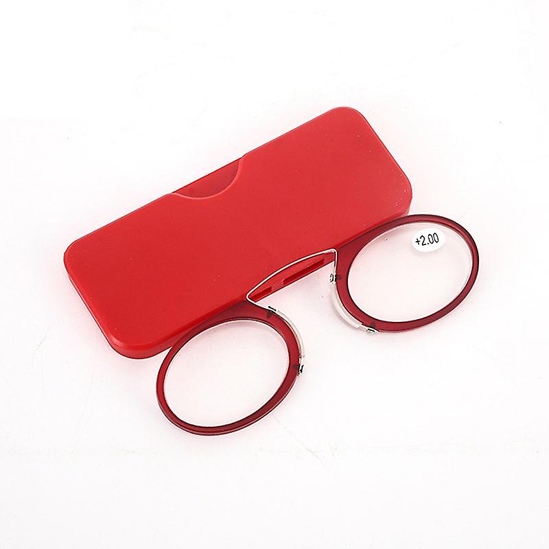 Mini Clip Nose Bridge Lunettes de lecture 1.0 à 2.5 Lunettes presbytes portables