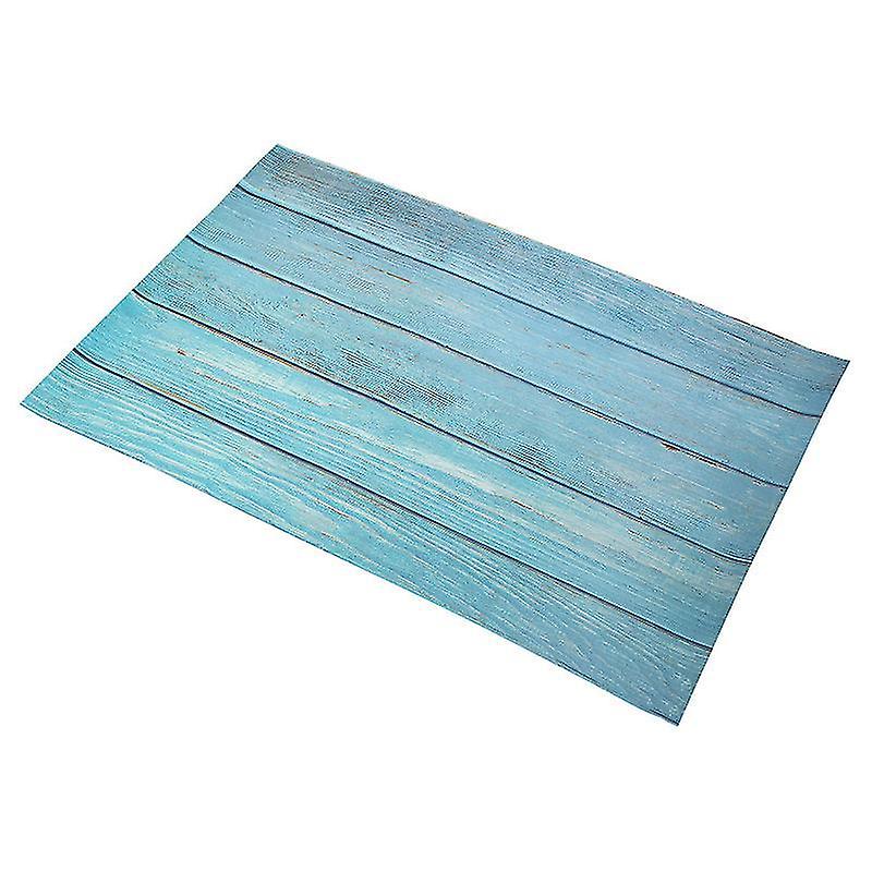 82X54cm Sky-blue Studio Backgrounds Wood-grain Photo Backdrop Delicate Photo Background Decorative B