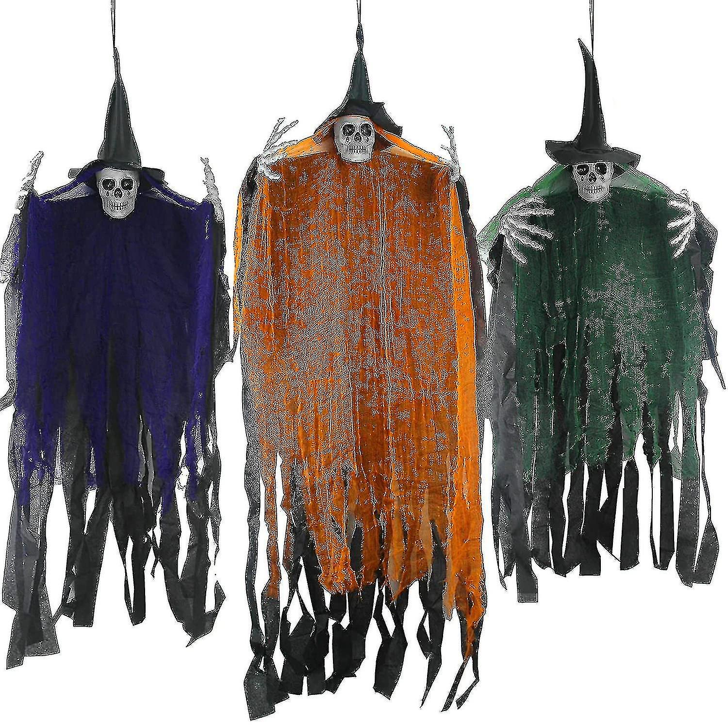 Nieuwe Halloween Props Crying Witch Set Horror Hanger