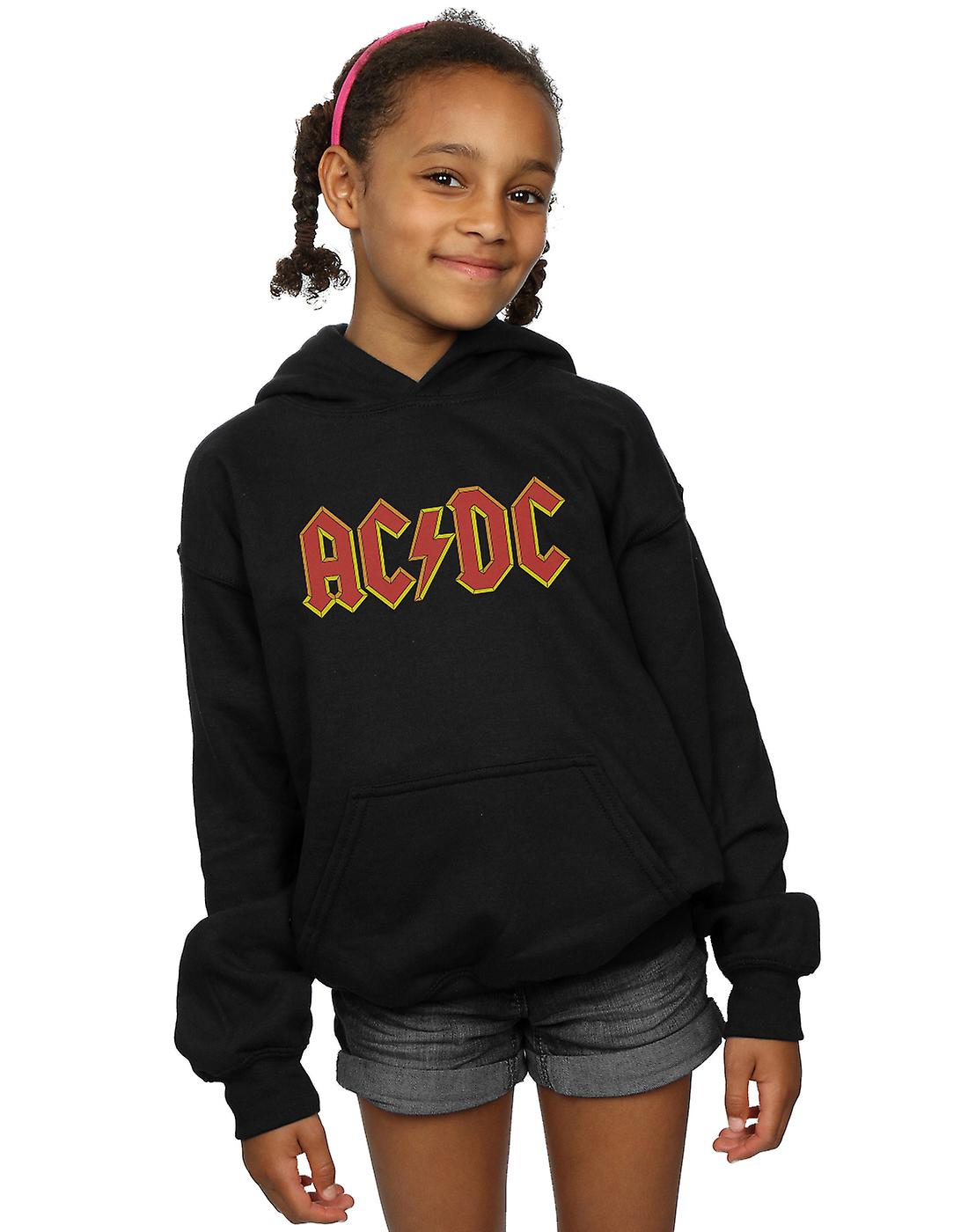 Sweat à capuche filles AC/DC Logo rouge