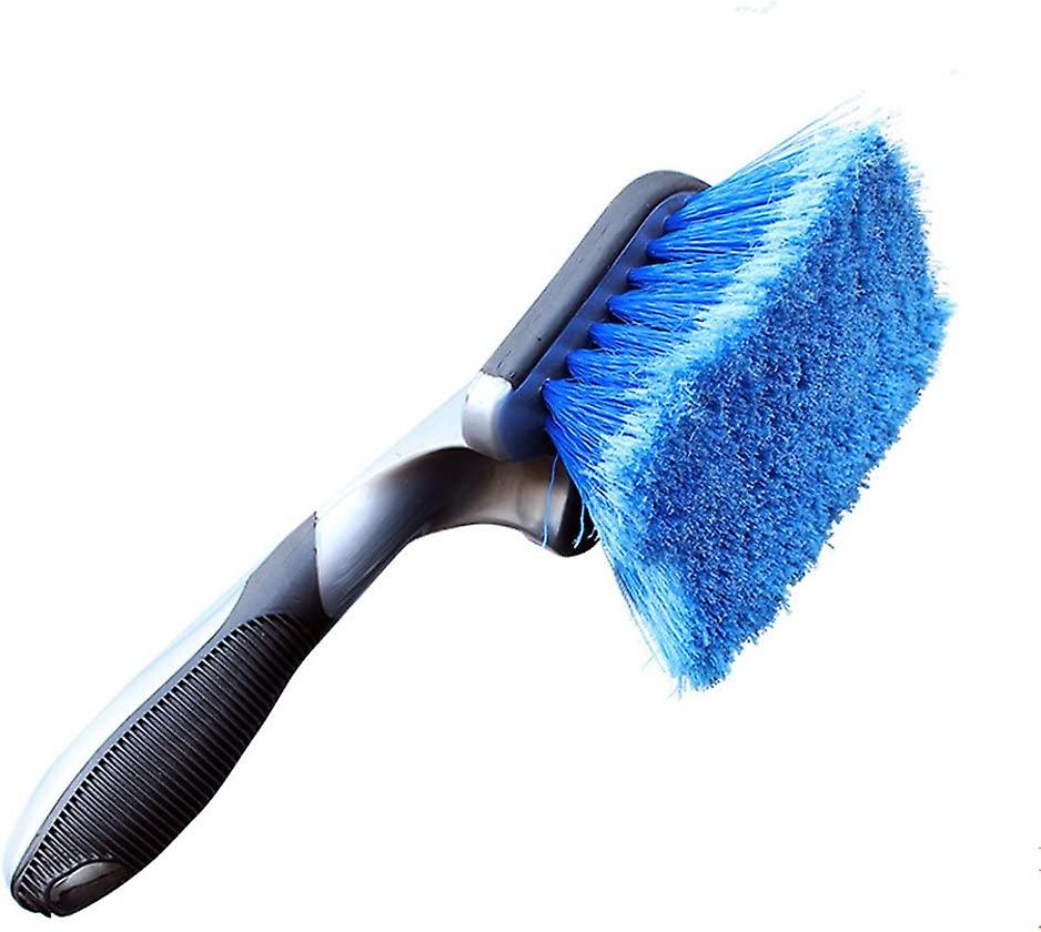 Cepillo de limpieza de llantas de coche con mango largo