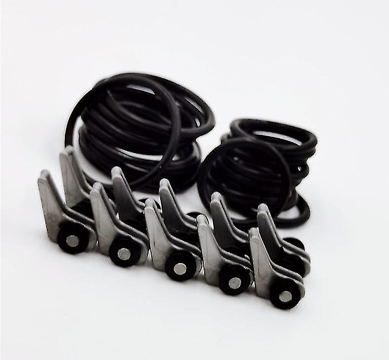Light Grey Fishing Hook Secure Keeper Holder Rubber Rings