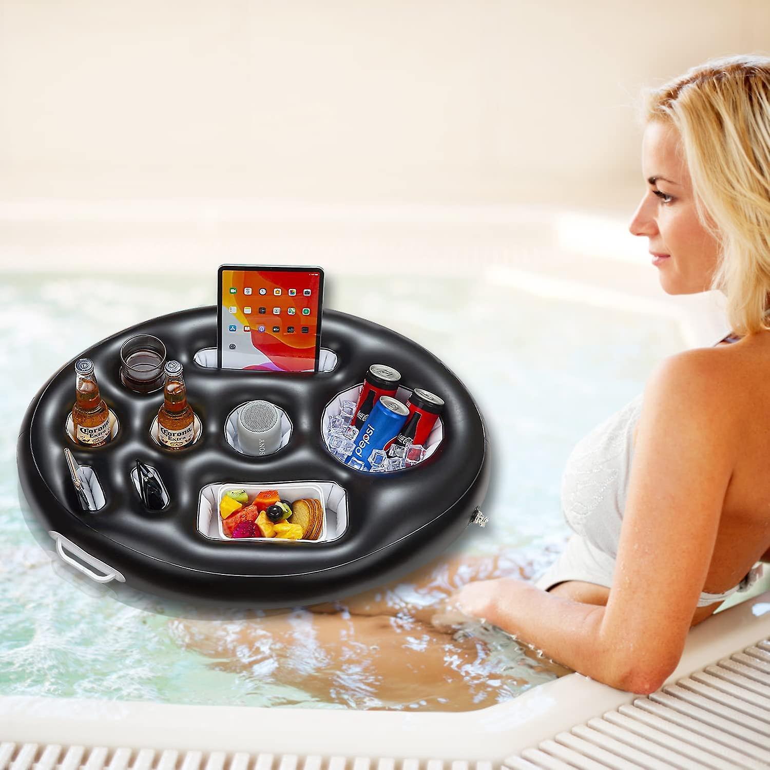 Schwimmender Getränkehalter Für Pool & Whirlpool – Isoliert, Hält Bis 50 Kg | Spaß-Accessoire Für Erwachsene