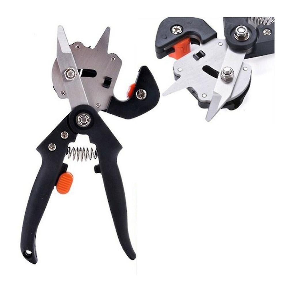 Multifunctional Grafting Fruit Tree Gardening Shear Tool Black Pruning Shears & Snips
