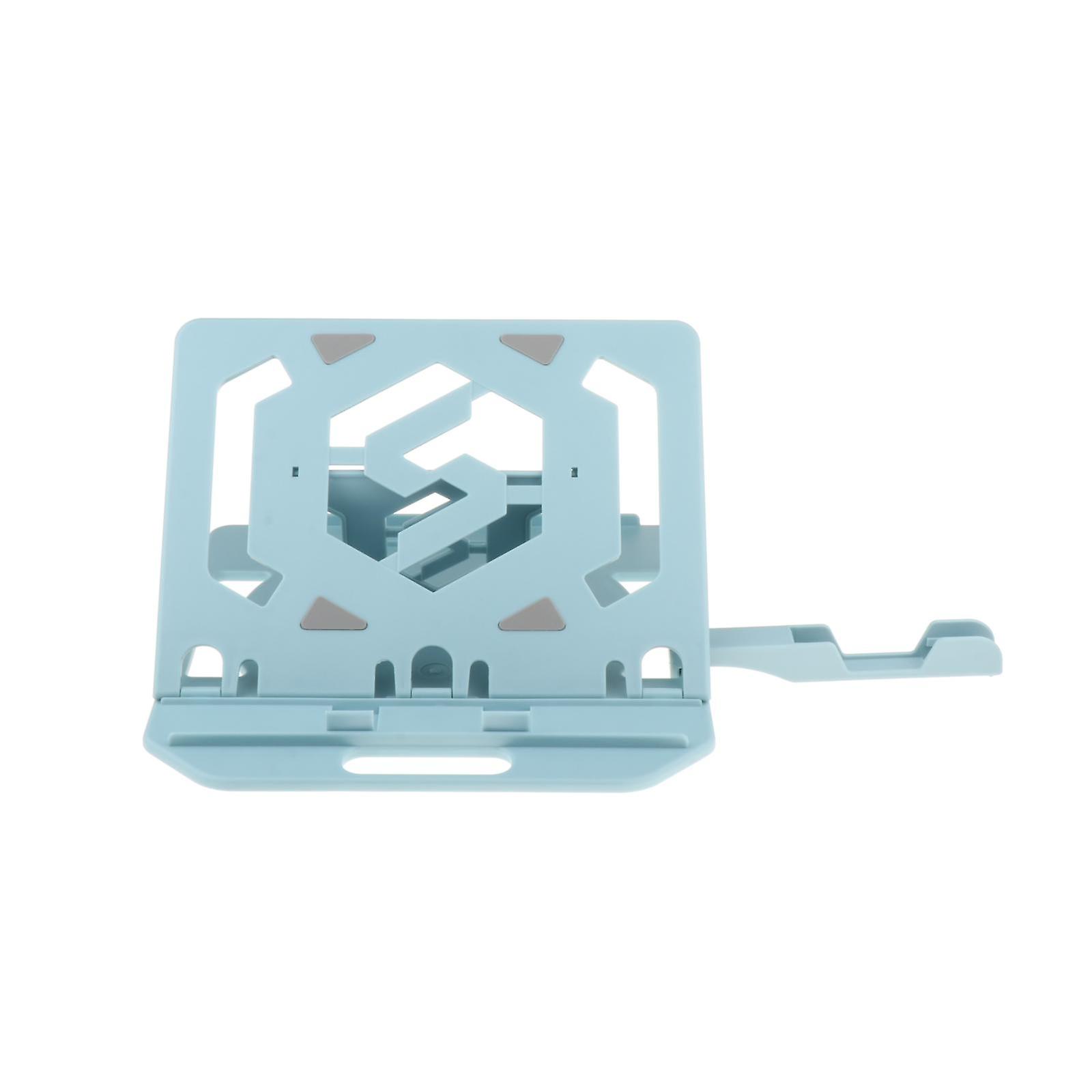 Laptop Office Stand Tray Holder Bracket Support Blue Rotatable Base