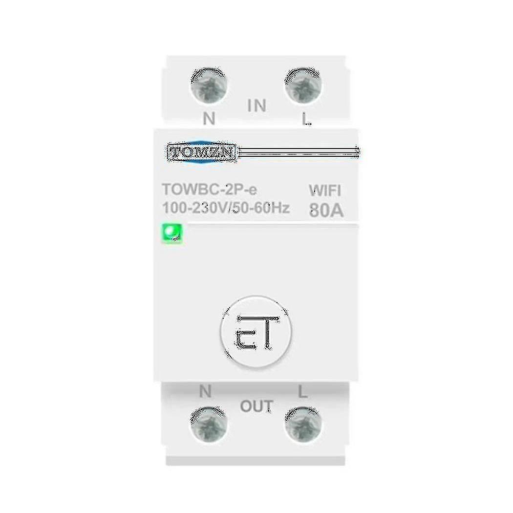 Din Rail Wifi Leistungsschalter Smart Switch Remote Sprachsteuerung von Ewelink App für 100-230V Single