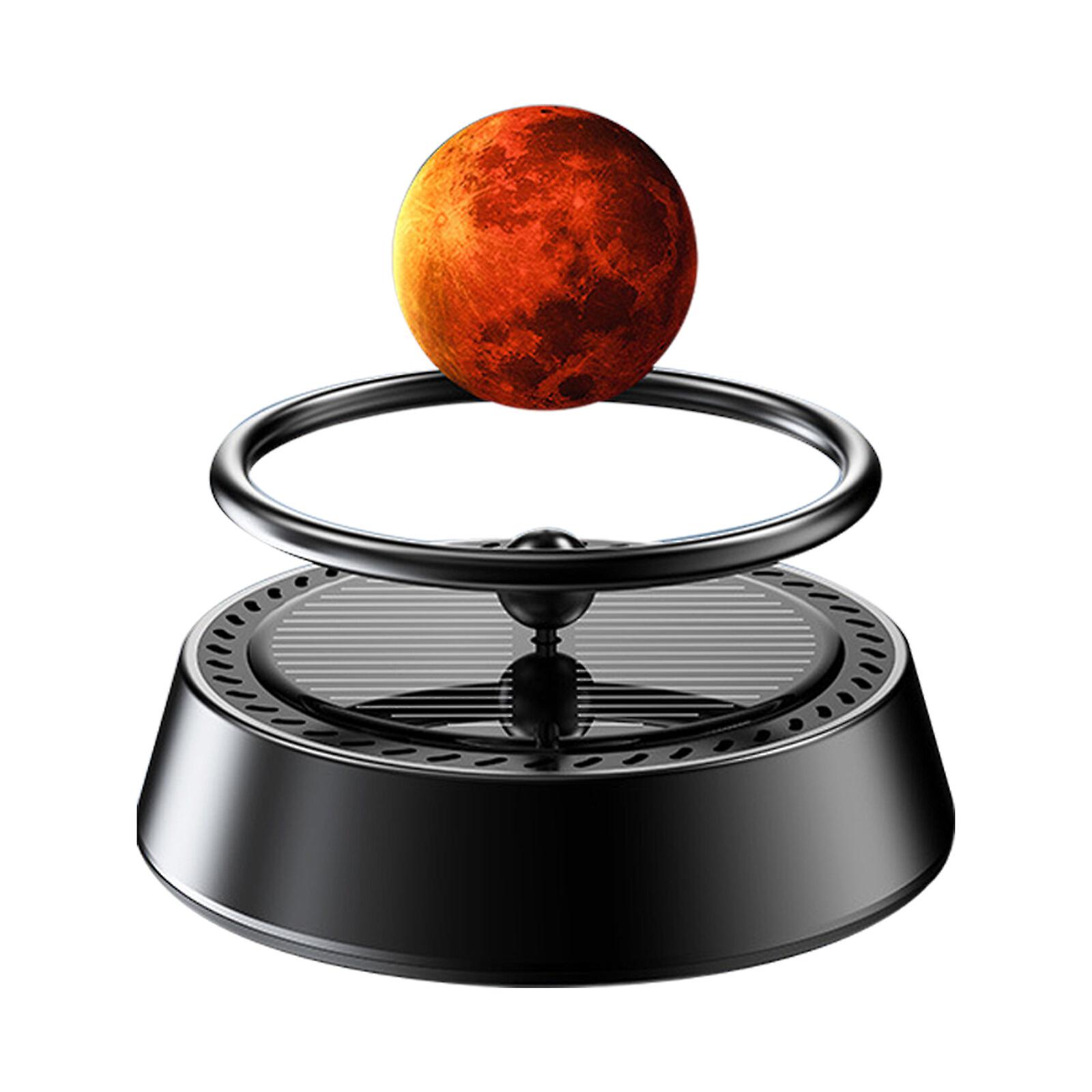 Automatic Powered Air Freshener Solar Rotation Planet Decoration Center Console Home Perfume,new
