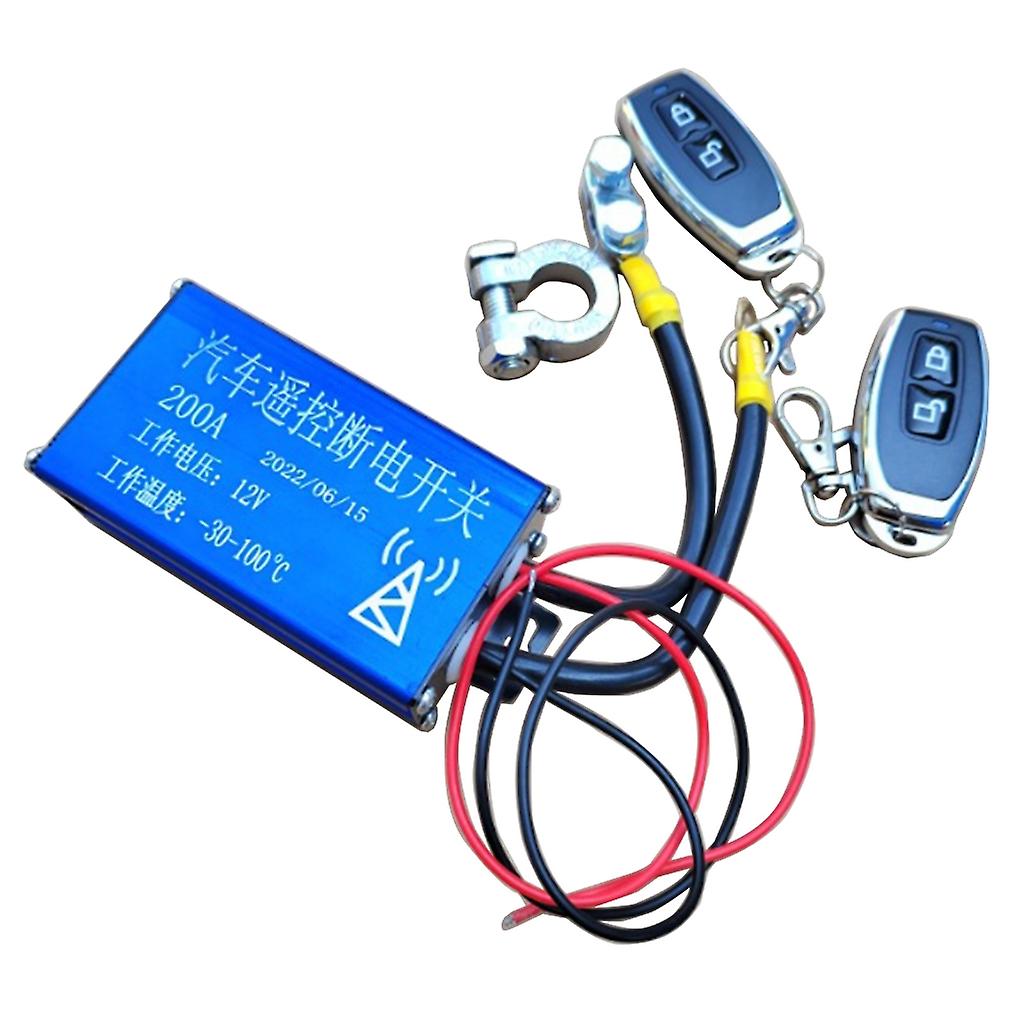 Car Battery Disconnect Isolator Cut-Off Switch Relays with Remote Control