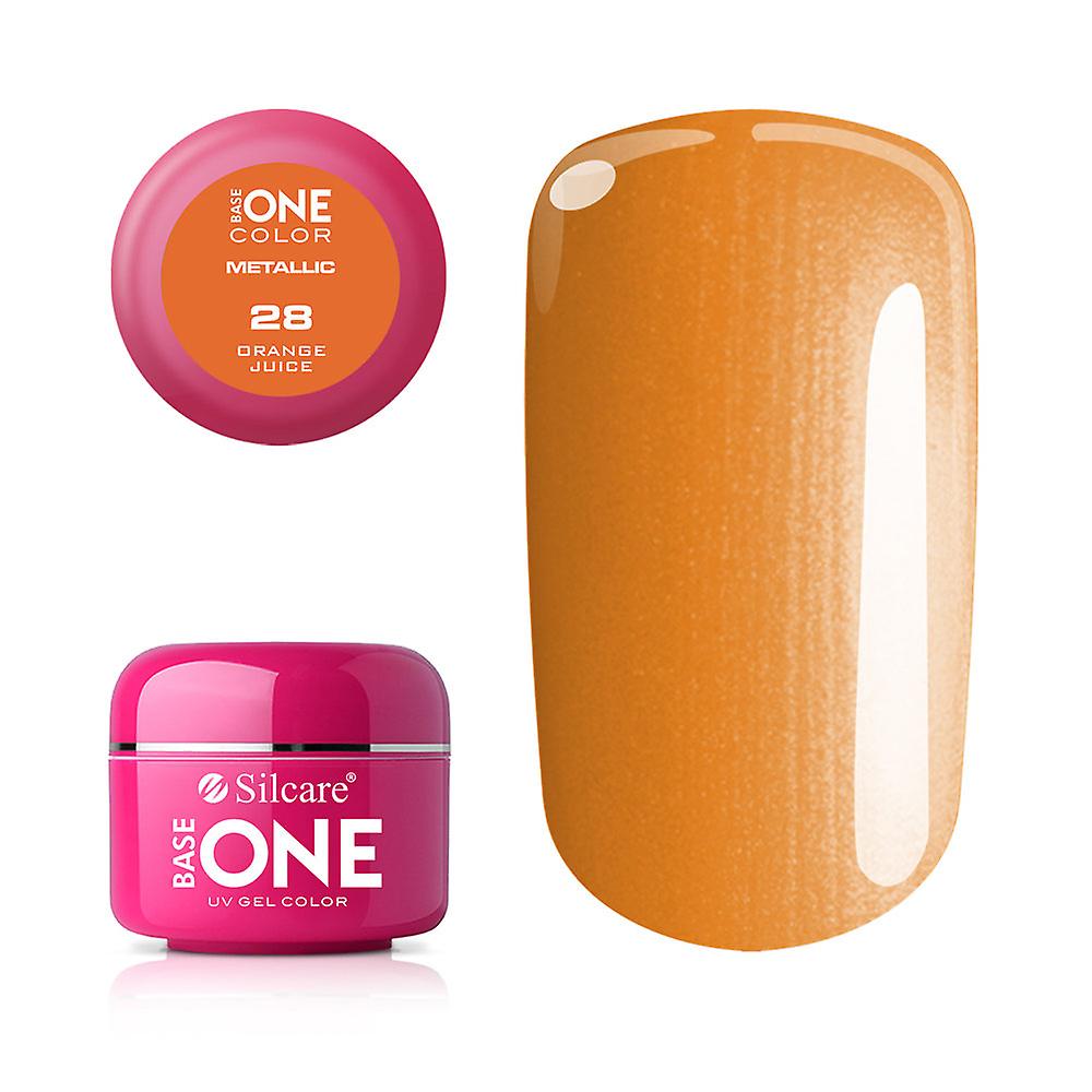 Base one-Metallic-Orange jugo 5g gel UV