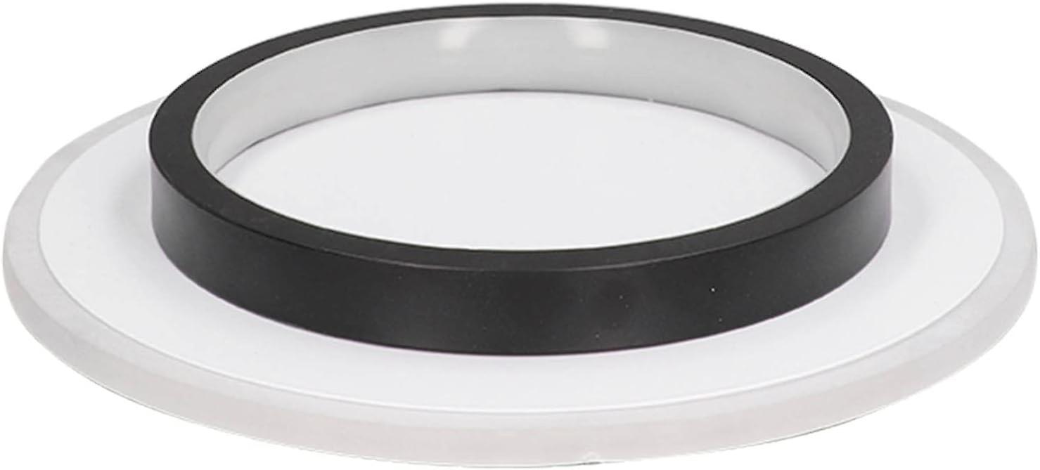 Ceiling Light, Delicate Texture Corrosion Resistant Black Round Ceiling Light For Hallway (white Light)