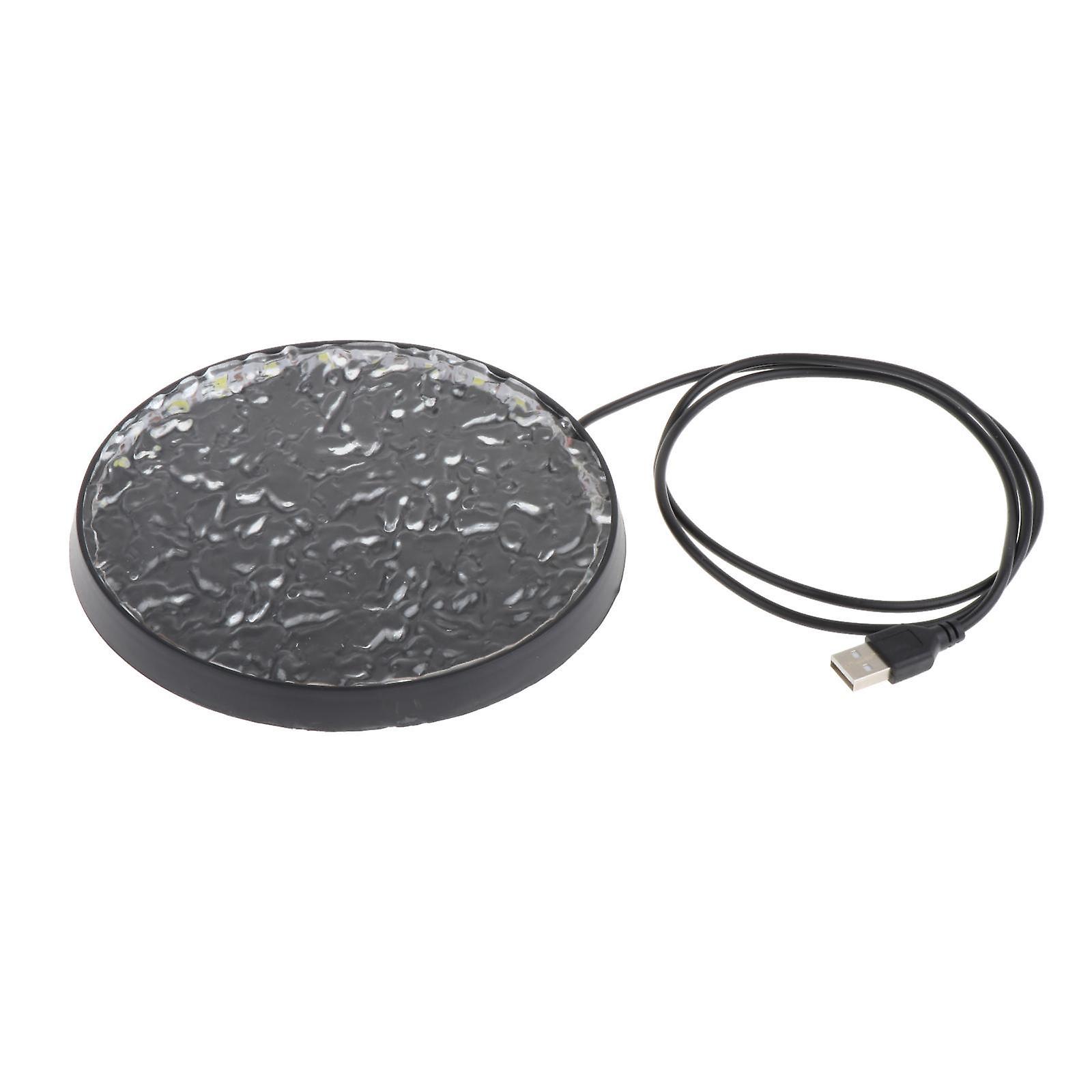 Base Iluminada LED Branca 6 polegadas Redonda para Bonecas Figuras de Ação Pequenos Vasos