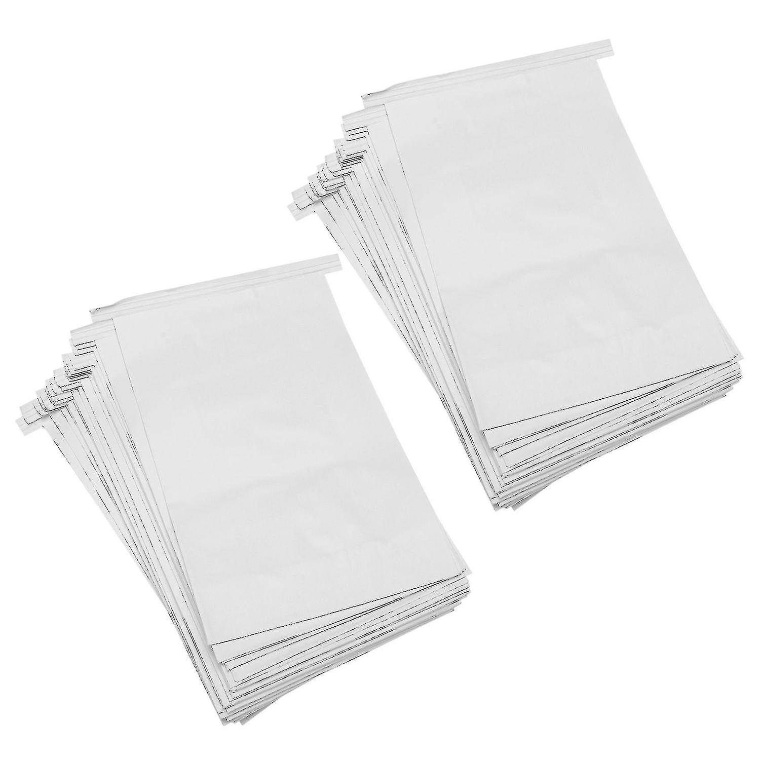 100 Pcs Vomit Bags White Throw Up Sick Bags For Motion Morning Sickness