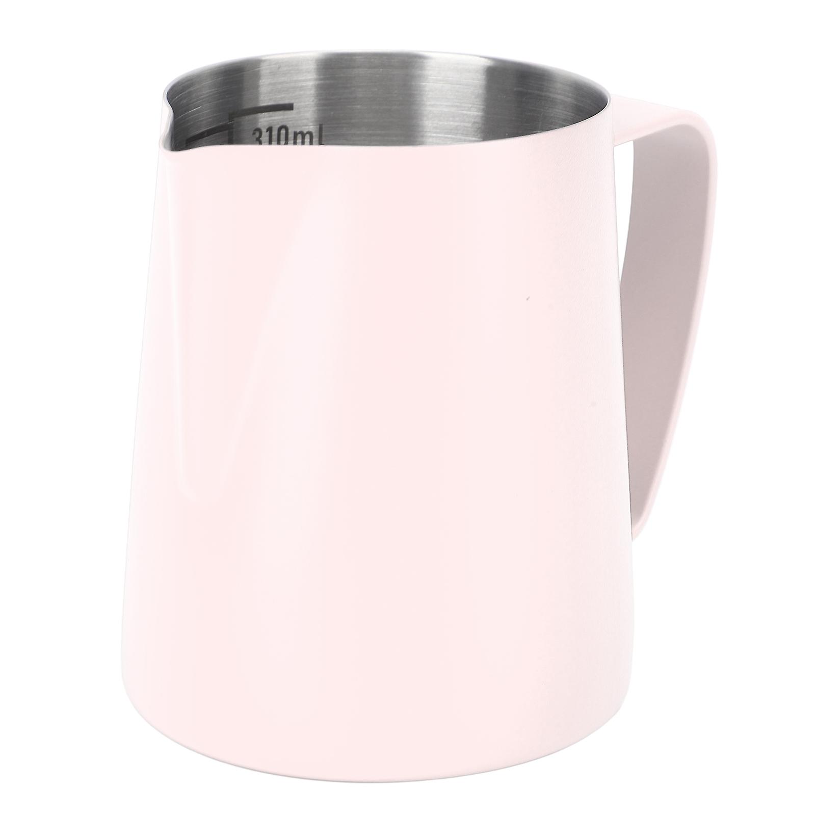 Brocca di latte a bocca appuntita che monta il caffè Tazza 310ml 304 in acciaio inox con scala interna