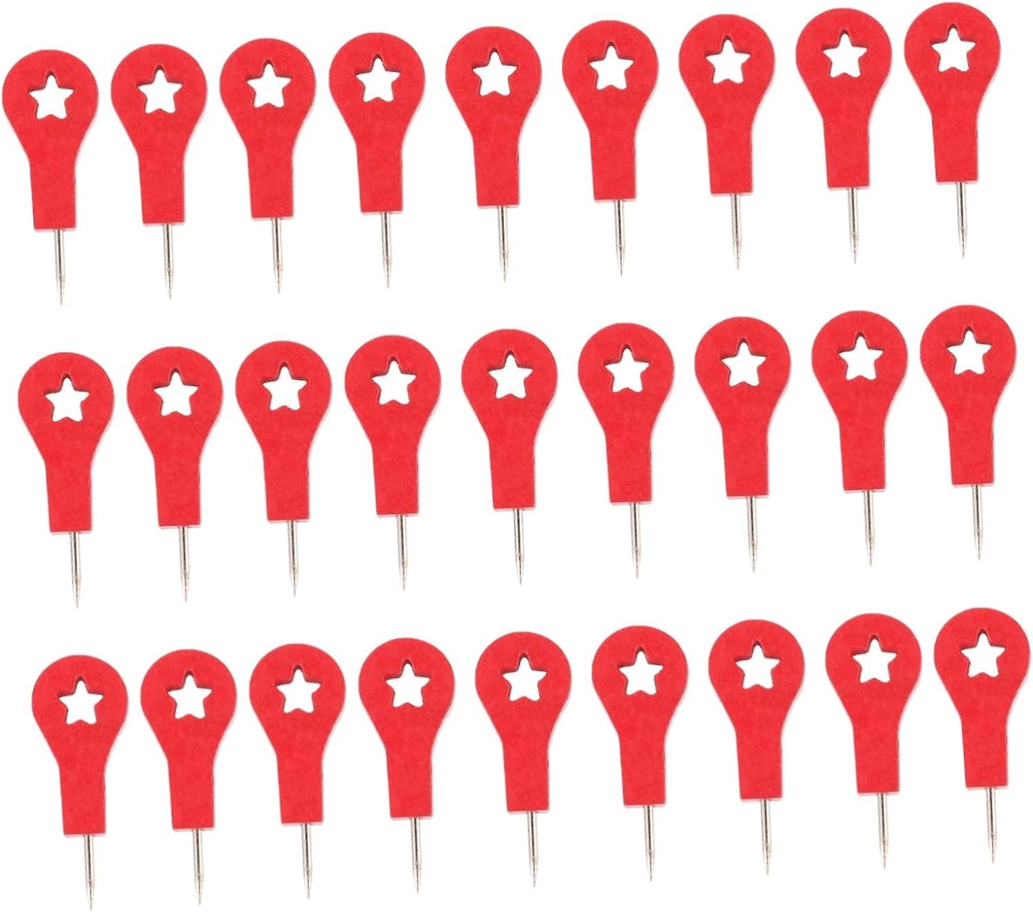 50pcs Utilitaire Ongles Pince À Linge Push Plat Push Pin Pouce Punaises Photos Push Pin Tissu Push Pin Board Carte Push Pin Bois Punaise Fer En Bois