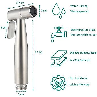 suaywo Bidet handdouche set handdouche voor wastafel bidet roestvrij