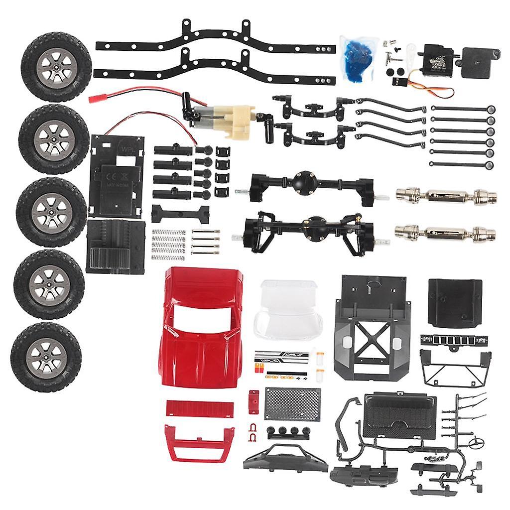 RC Car Unassembled Kit Portal Axle 1/16 Tires Car Hobby Model for C14Mksr