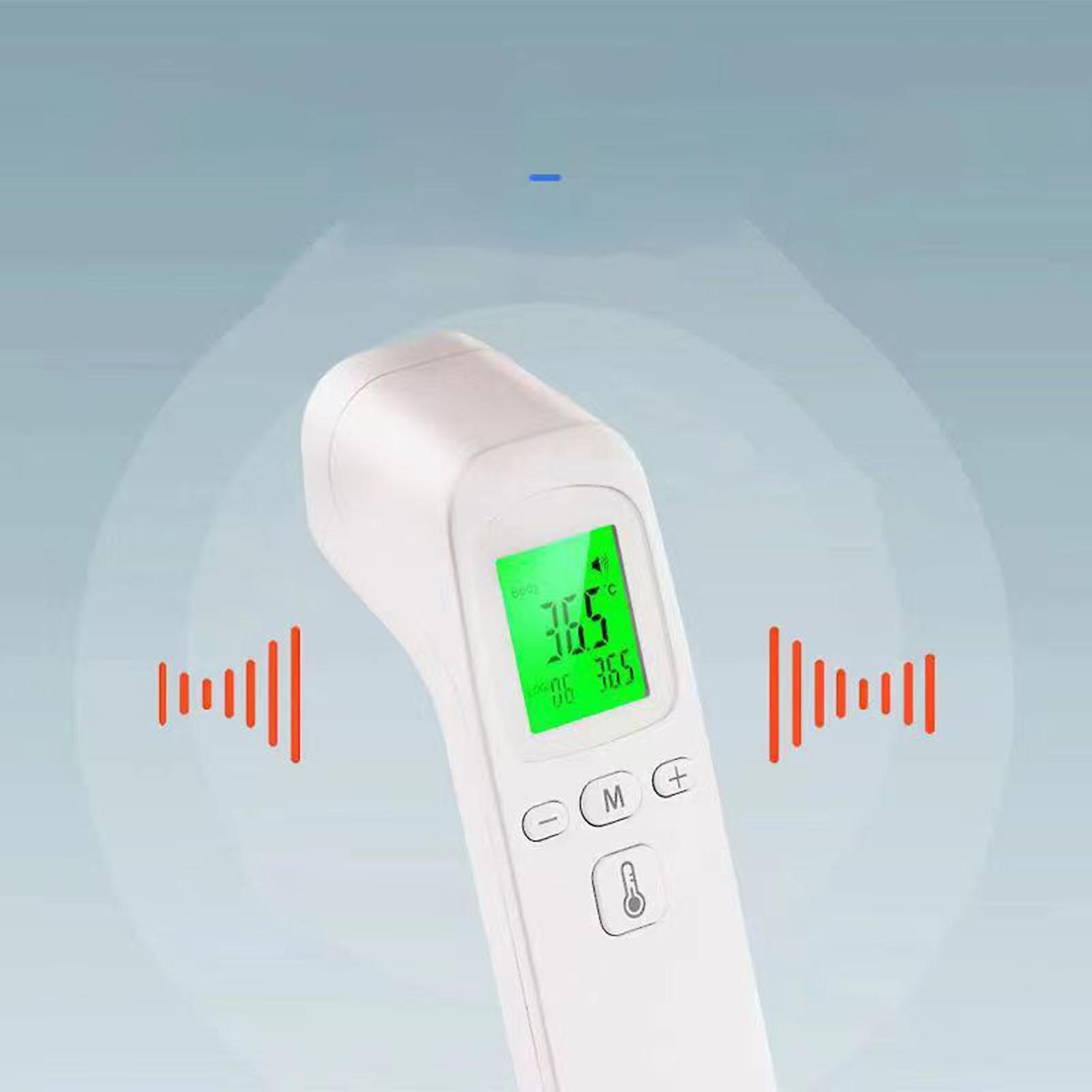 Non Contact Temperature Gun Handheld Digital Thermometer 3 Color Warning Industrial Thermometer 