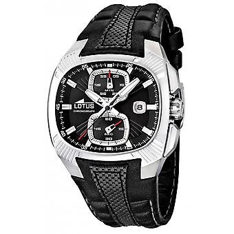 Lotus cab.ace.cor.esf.negro. Quartz Analog Men's Watch with Cowskin Bracelet 15753/2