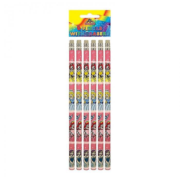 Henbrandt Pencil With Eraser (Pack of 6)