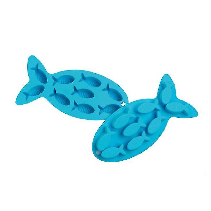 Epicurean siliconen vis Ice Cube lade Set van 2