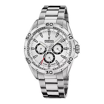 Festina Multifunction Men's Analog Quartz Watch with Stainless Steel Bracelet F20623/1