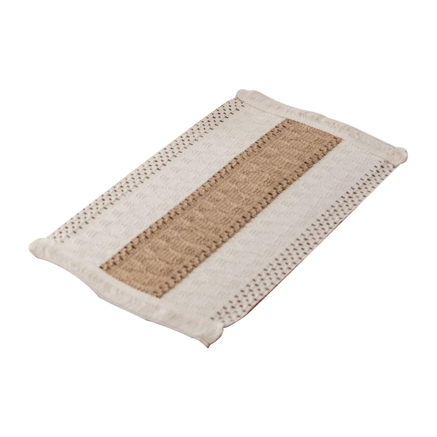 Table Mat Tassels Design Fine Stitching Rectangular Vintage Woven Boho Placemat for Restaurant