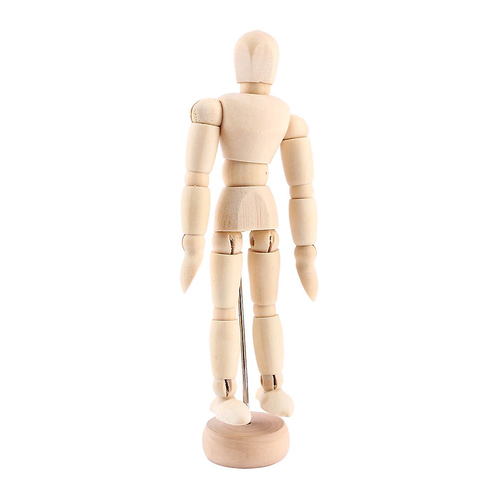 Art Class Wooden Figure Male Manikin Mannequin Wood Movable Model Display Crafts 5.5inch
