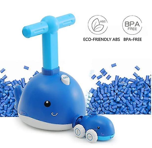 Dolphin Balloon Powered Car Balloon Racing Science Toy Kit With
