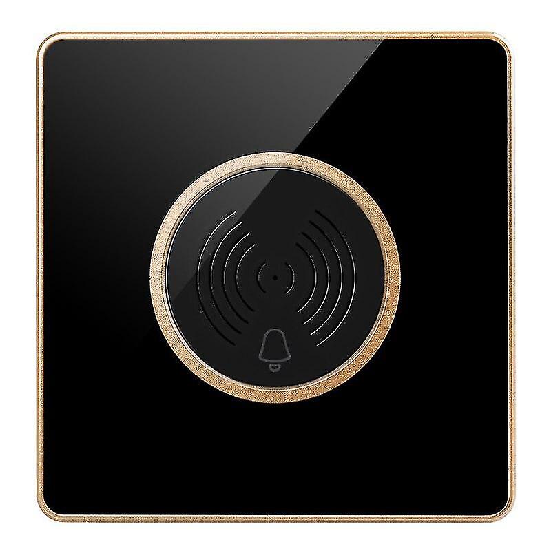 ドアベルチャイム86タイプ埋め込み型220Vスマート2有線ホテルドアベルホテルのディスプレイは邪魔されませんでしたゴールド
