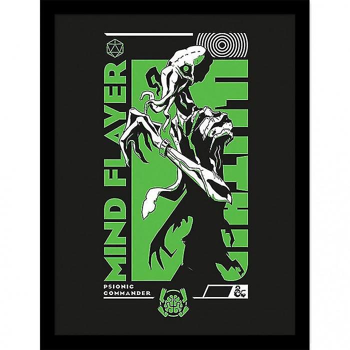 Dungeons & Dragons Mind Flayer Framed Poster