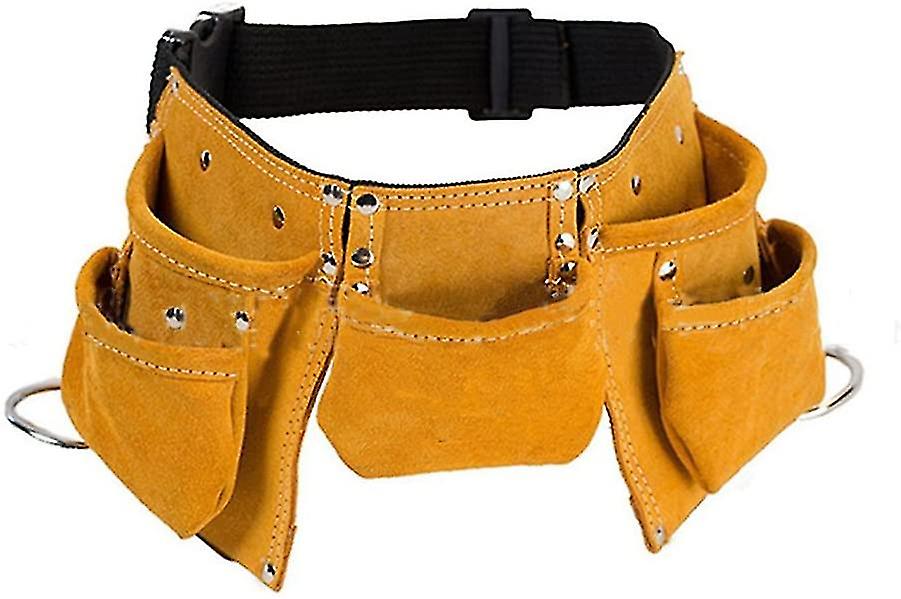 Tool Belt Multi-use Leather Adjustable Tool Belt For Kids - Tool Pouch