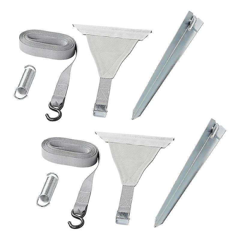 Awning Attachment Set 2x4.8M with Beaded Attachment for Awning Rail