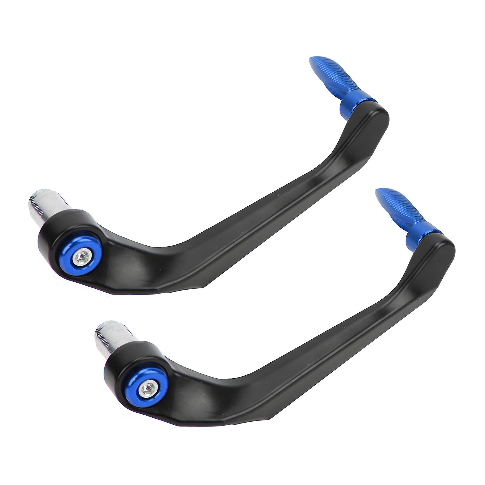 2pcs Motorcycle Levers Guard Set Aluminium Alloy Brake Clutch Handlebar Protector for Mountain BikesBlue 