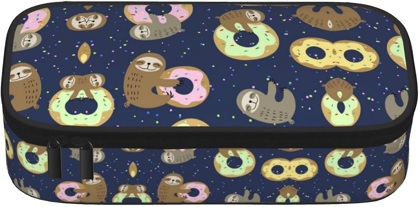 AQ1238 Piórnik z nadrukiem czystej wody morskiej Piórnik o dużej pojemności, duży pokrowiec na długopisy Organizer do przechowywania artykułów papierniczych dla nastolatek Dziewczęta Chłopcy Dorośli