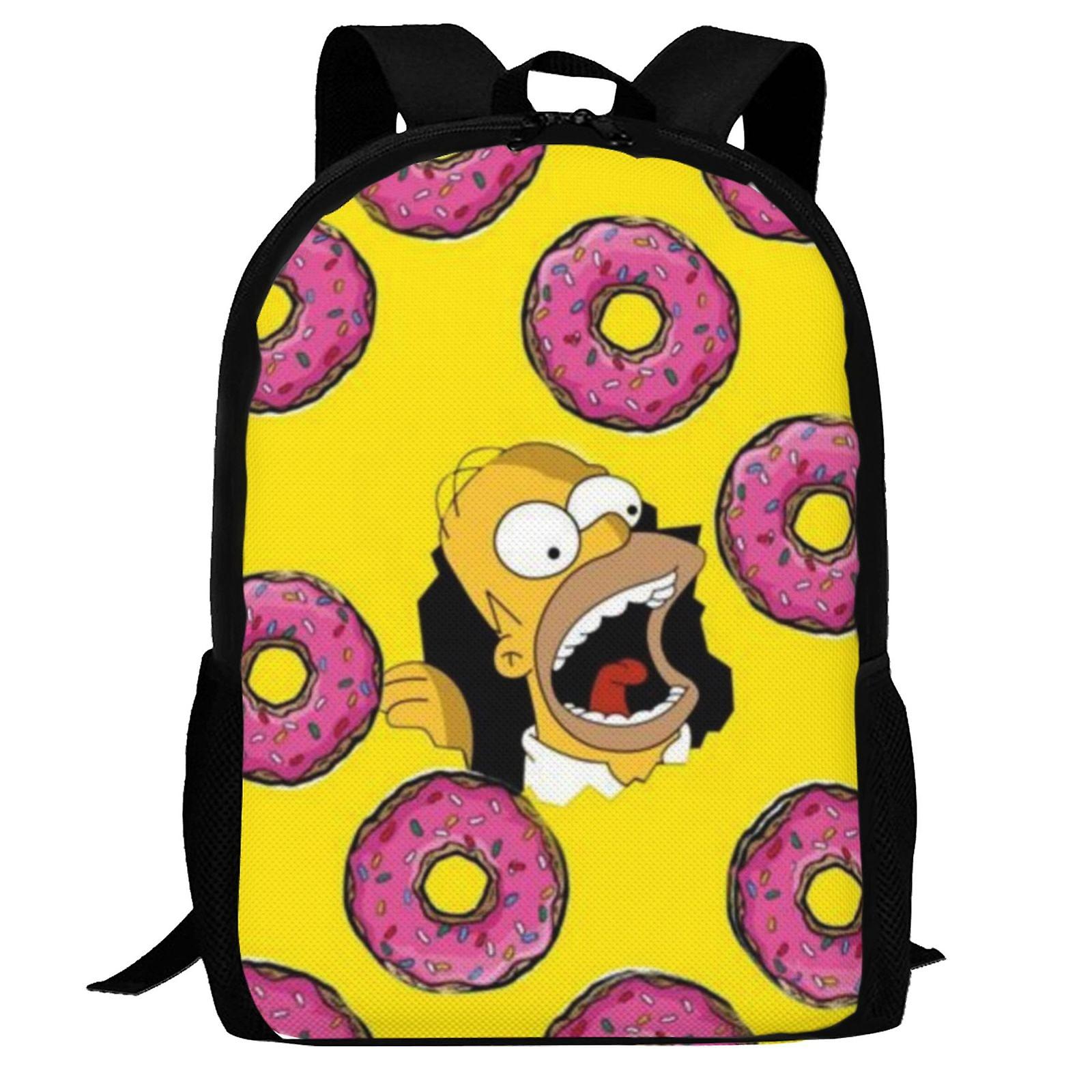 The Simpsons Backpack,Laptop Backpack Lightweight Casual DaypackMulti-Function Travel Backpack