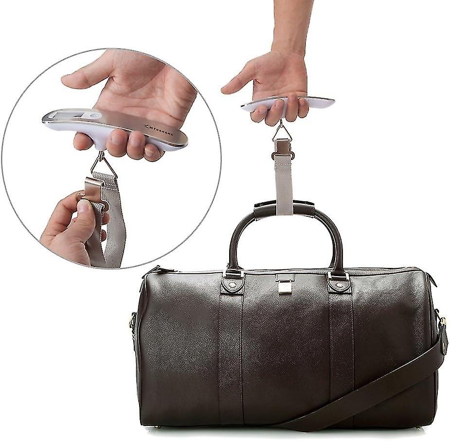 Luggage Scale Electronic Suitcase Portable Scale Max 50Kg/110Lb(LB,g,Oz,kg) Tare Function Locking We