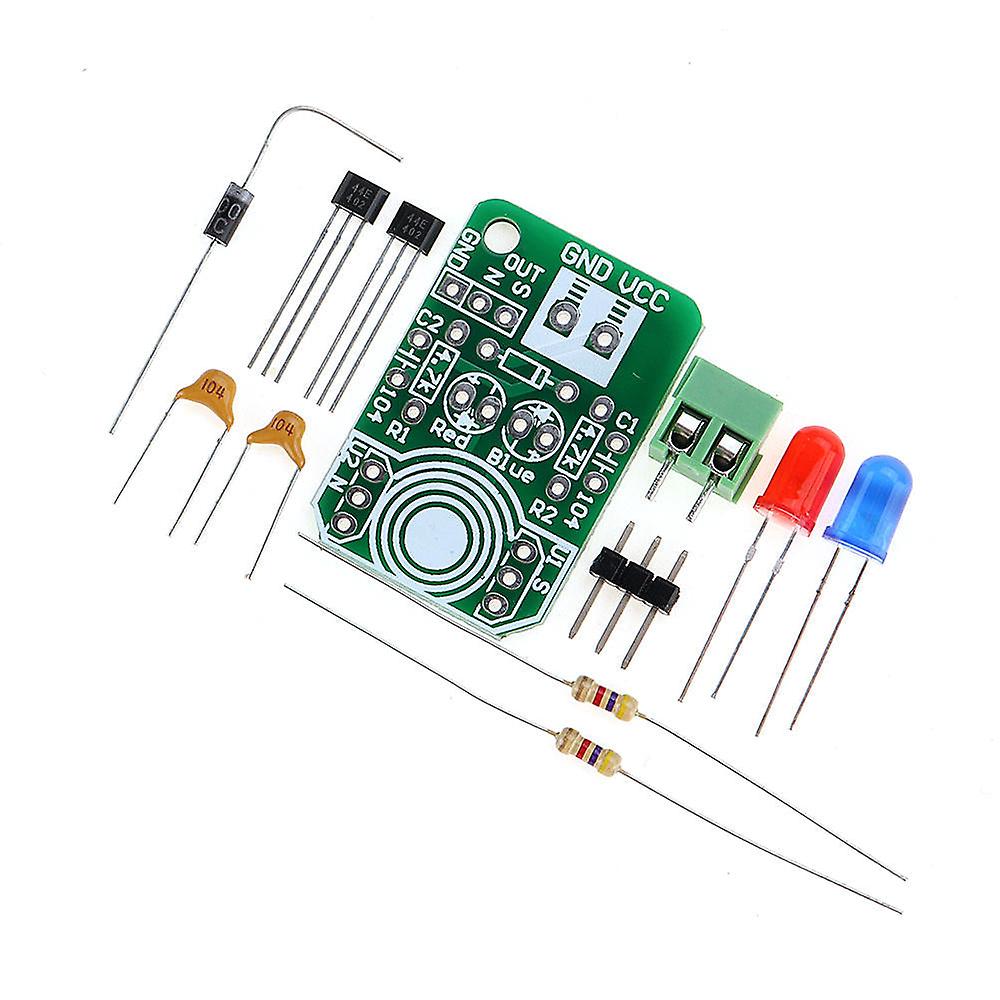 5Pcs Hall Magnetic Induction Sensor Magnetic Detection Magnetic Pole Resolver North And South Pole Detection Module Diy Kit