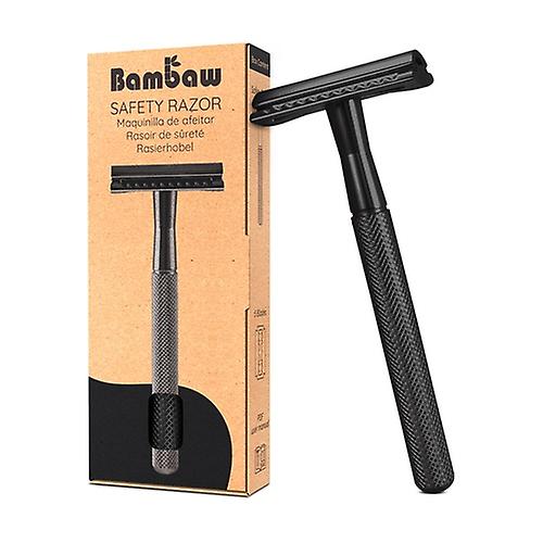 Black stainless steel razor 1 unit